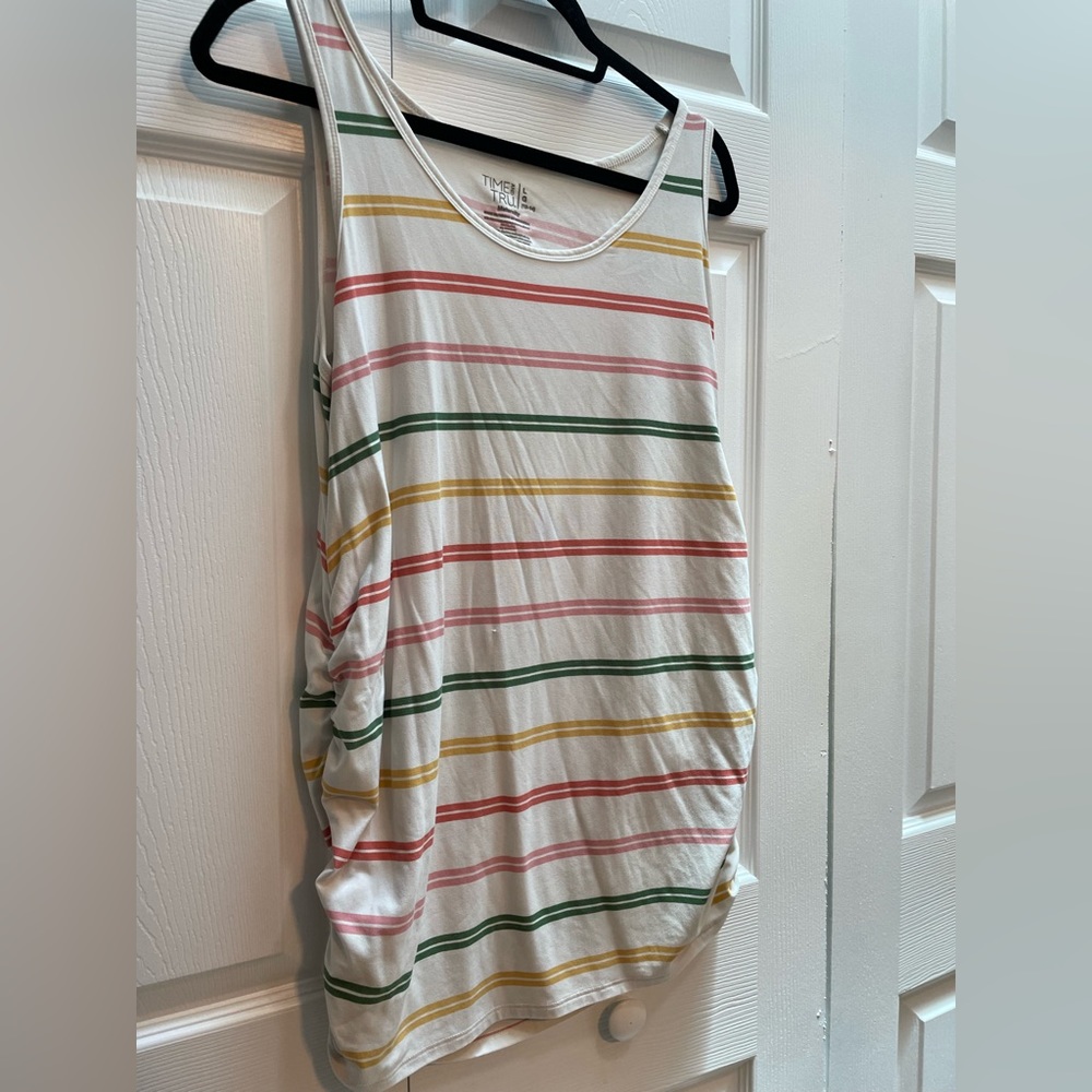 Time & Tru Maternity Stretch Tank Top Size Large - Picture 8 of 12